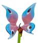 Preview: Pflanzenstecker, Schmetterling (rosa-blau)